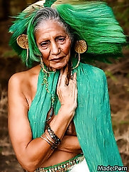 Nude Granny Photos - Capturing Old Womans Unique Beauty with Vibrant Hues